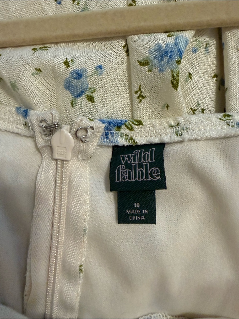 Cream Floral Spaghetti Strap Midi Dress - Picture 6 of 6